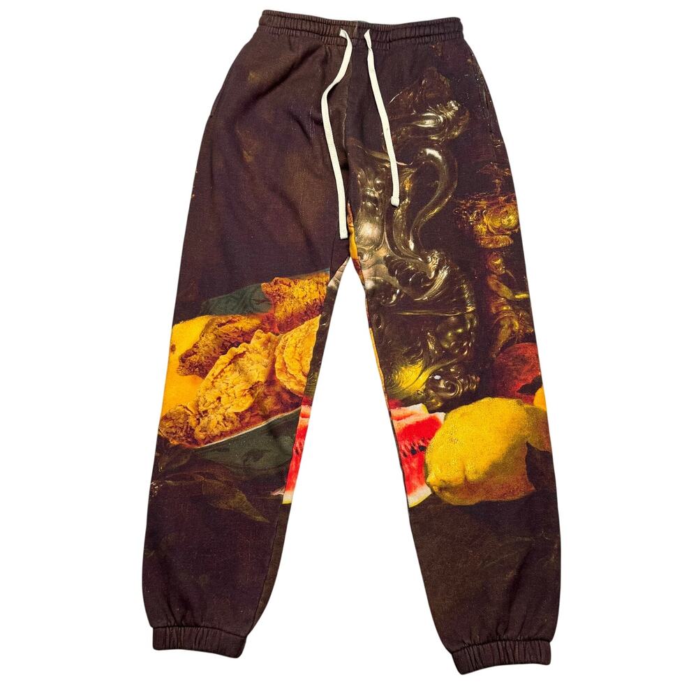 Denim Tears Baroque Still Fruit Painting Sweatpants Men's Small Streetwear